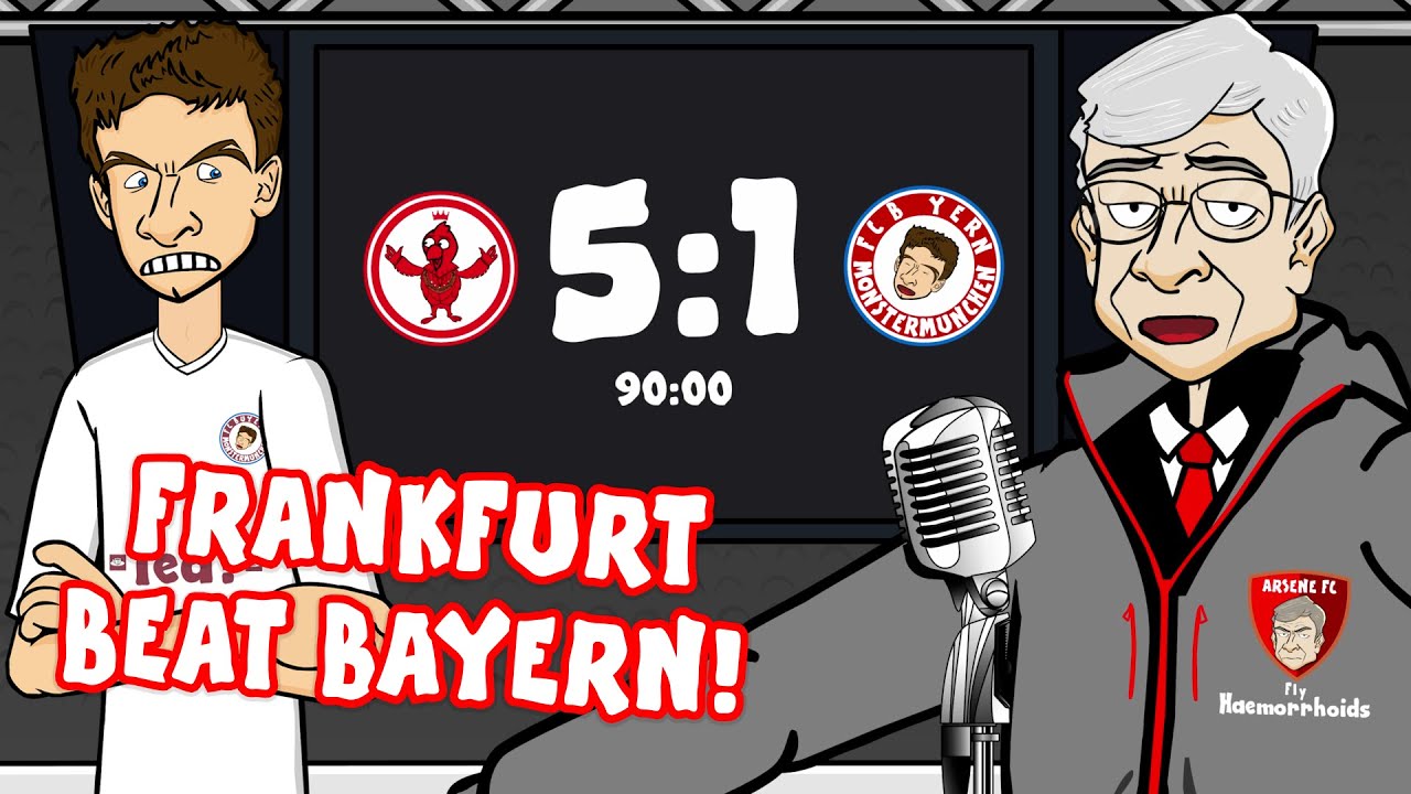 😂БАВАРСКИЙ МАМБО № 5-1😂 Франкфурт уничтожает Мюнхен! (Пародийные голы)