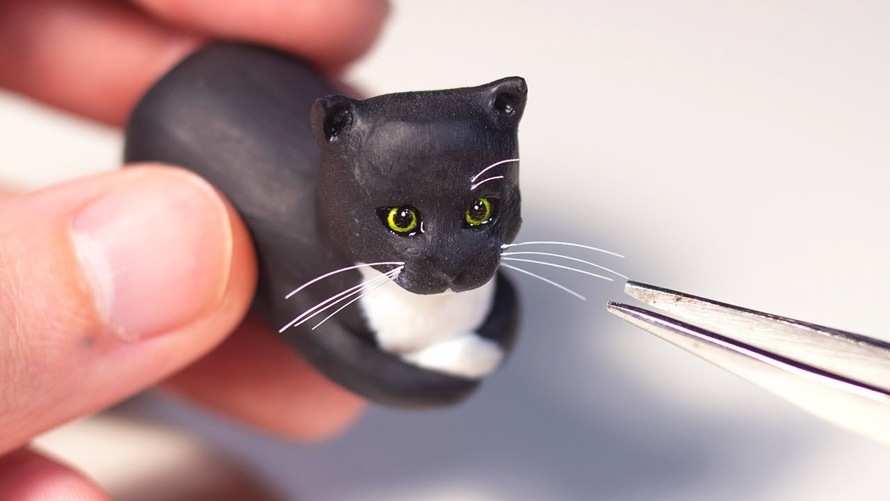 클레이로 맥스웰 고양이 만들기 | Making Maxwell the Cat with clay