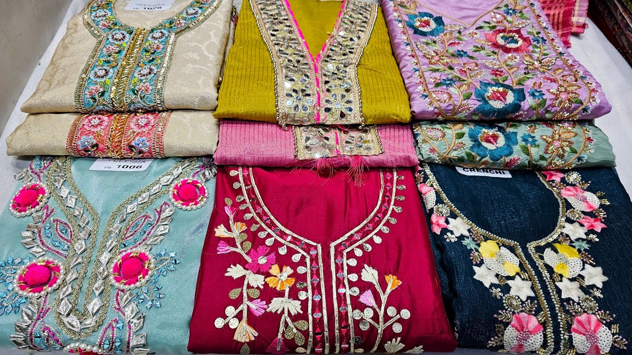 Fancy Suits आधे दाम में 💥 Retail Wholesale cotton ladies suit market in delhi Chandni chowk India