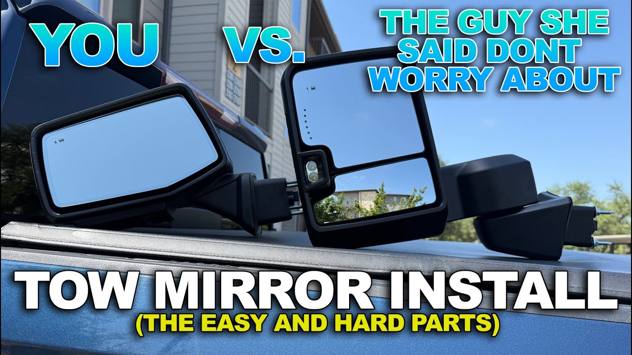 2019+ GM 1500 @Boost Auto  Tow Mirror Install (Plus, Helpful Tips)