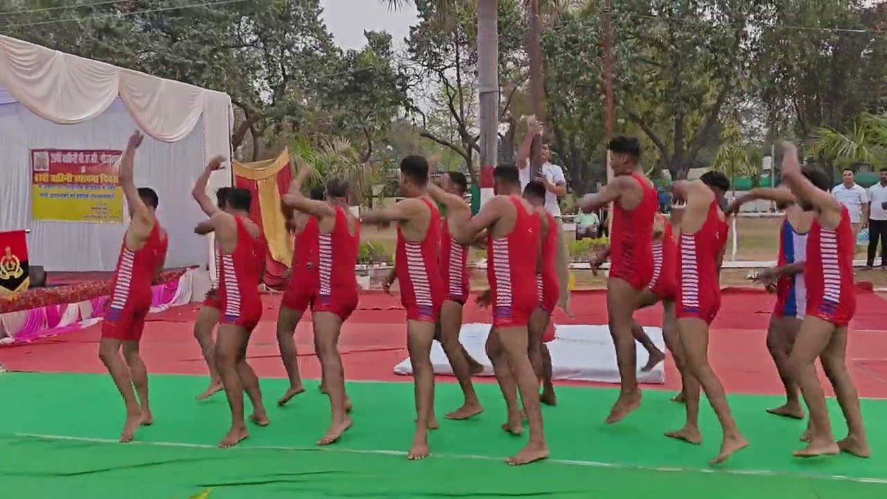 Raising day 🎉 26bn PAC GORAKHPUR #viral #movie #26bnpac #uppolice #malkhamb #yoga 