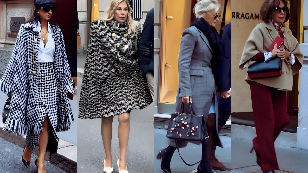 2025 Street Fashion Trends 🇮🇹 Sophisticated Outfits For Ladies 🍂 Autumn 2025