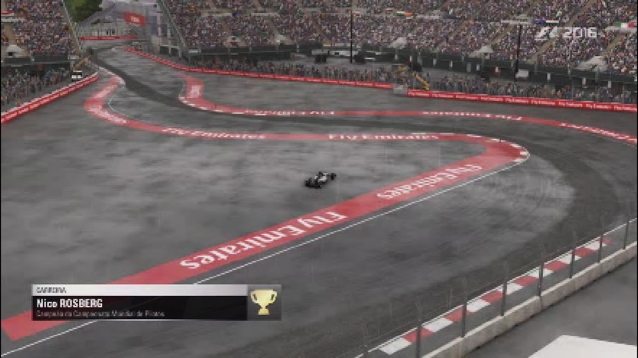 F1 RETRÔ 2016 - TEMP 8 - EP 158 - GP DO MÉXICO  - DEU TUDO ERRADO E ROSBERG CAMPEÃO!!!