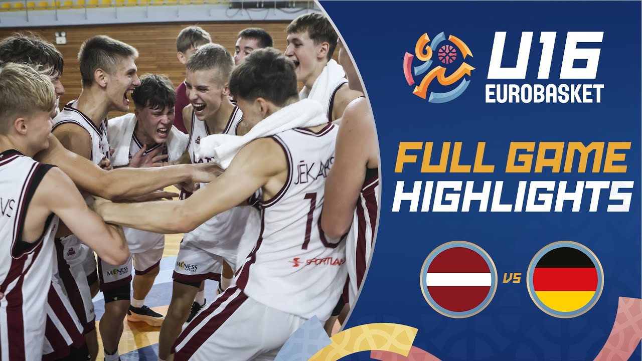 Latvia 🇱🇻 vs Germany 🇩🇪 | Highlights | FIBA U16 EuroBasket 2024