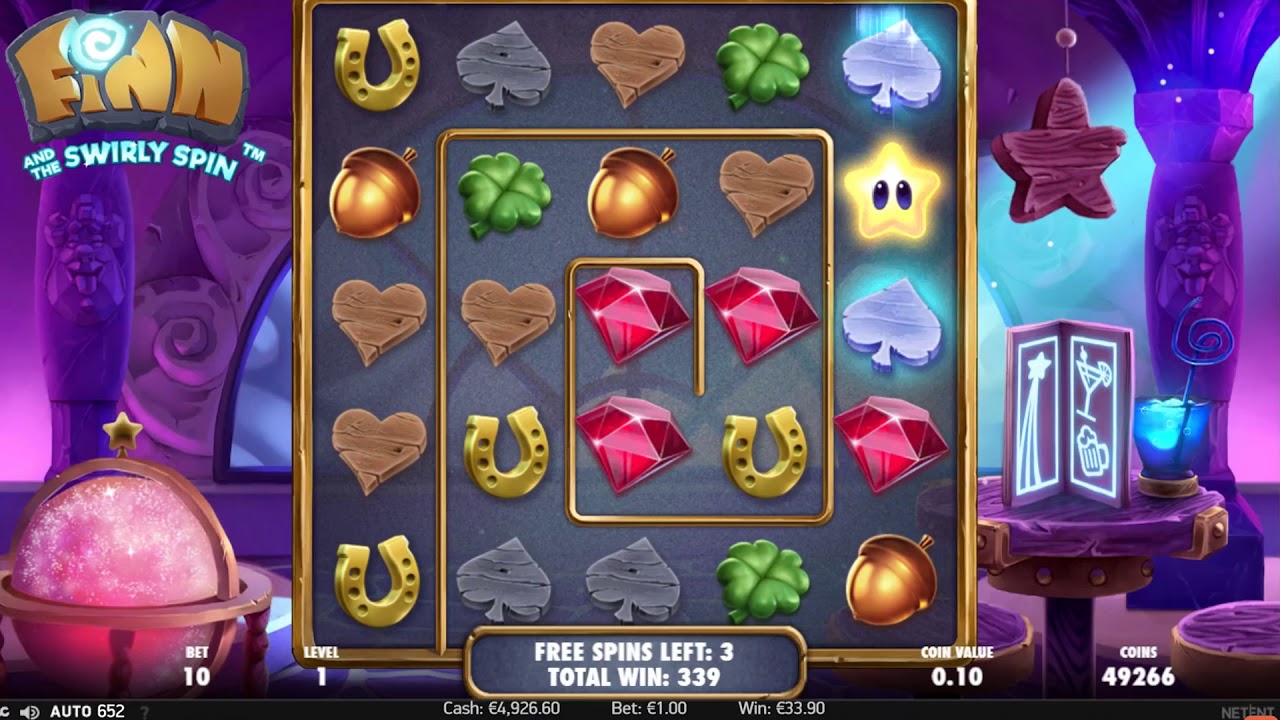 Netent Finn And The Swirly Spin Slot Storvinst