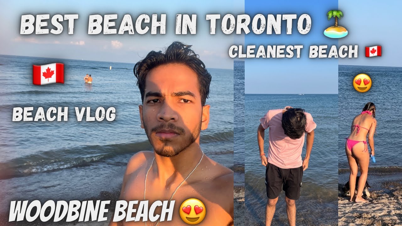 BEST BEACH🏝️IN TORONTO CANADA 🇨🇦 | WOODBINE BEACH IN 2023 😍| SUMMERS IN CANADA 🍁 | CANADA VLOGS