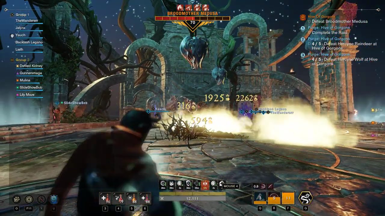 New World Gorgon Hive, End boss Musket / Rapier build POV