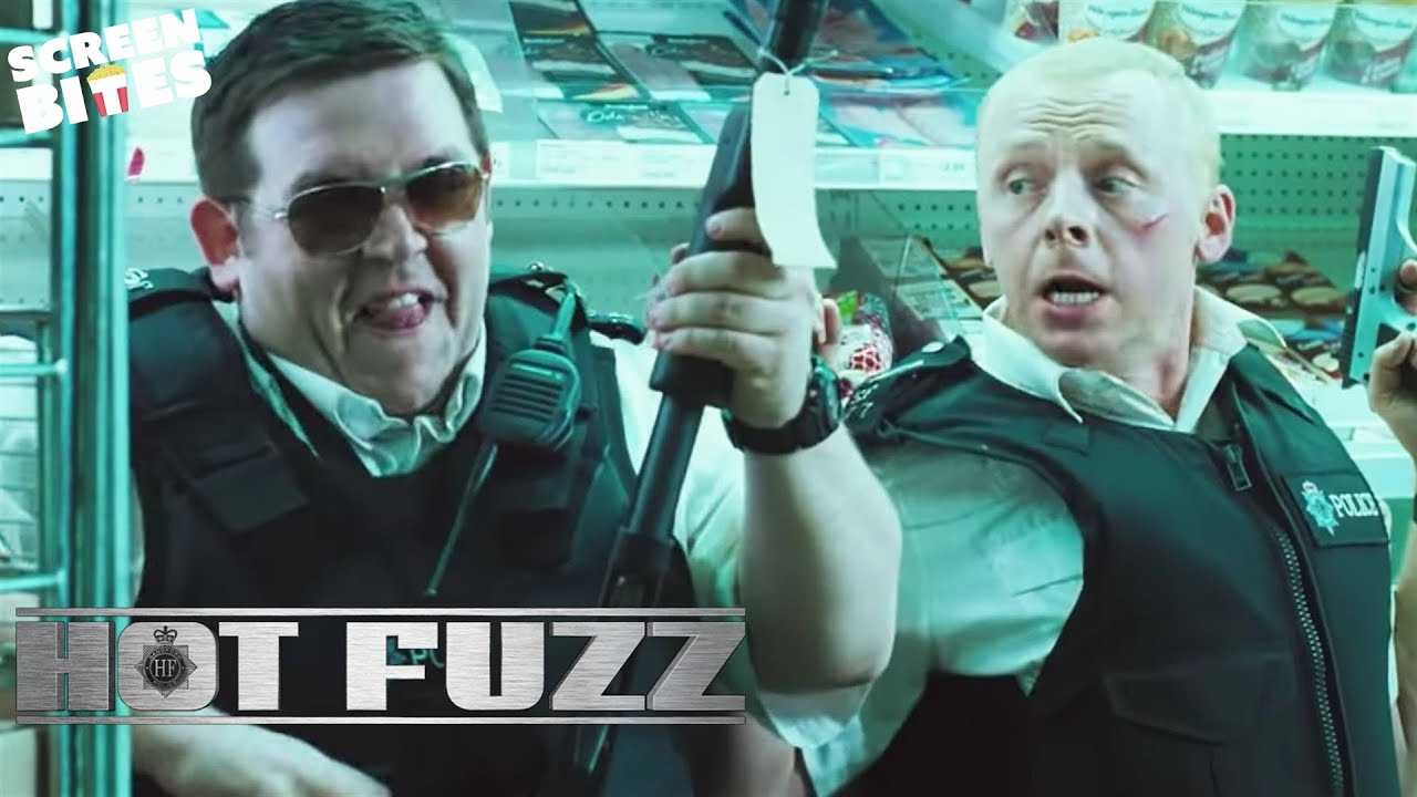 Supermarket Shoot-out | Hot Fuzz (2007) | Scene Screen