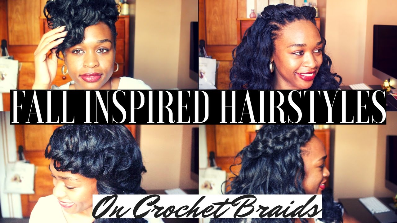 7 Fall Inspired Hairstyles on Crochet Braids| Kima Braid Ocean Wave