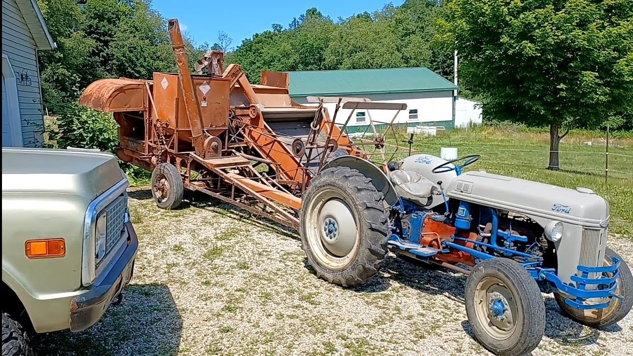 Настройка комбайна Allis-chalmers All Crop 60 — сбор полевого гороха