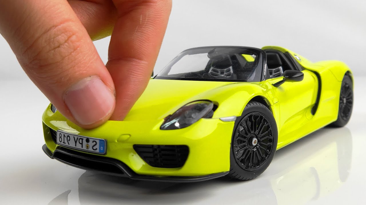 Создание идеального крошечного Porsche 918 Spyder шаг за шагом