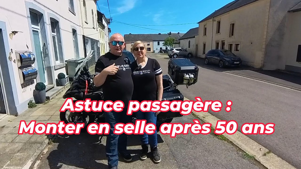 Passagère   Monter à moto après 50 ans