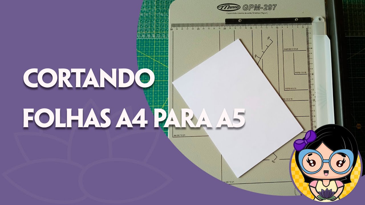 Cortando A4 em A5 na guilhotina - Dicas