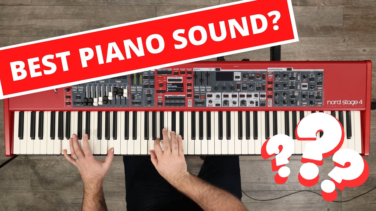 BEST Natural Piano Sound on the Nord Stage 4? - White Pearl Preset Demo