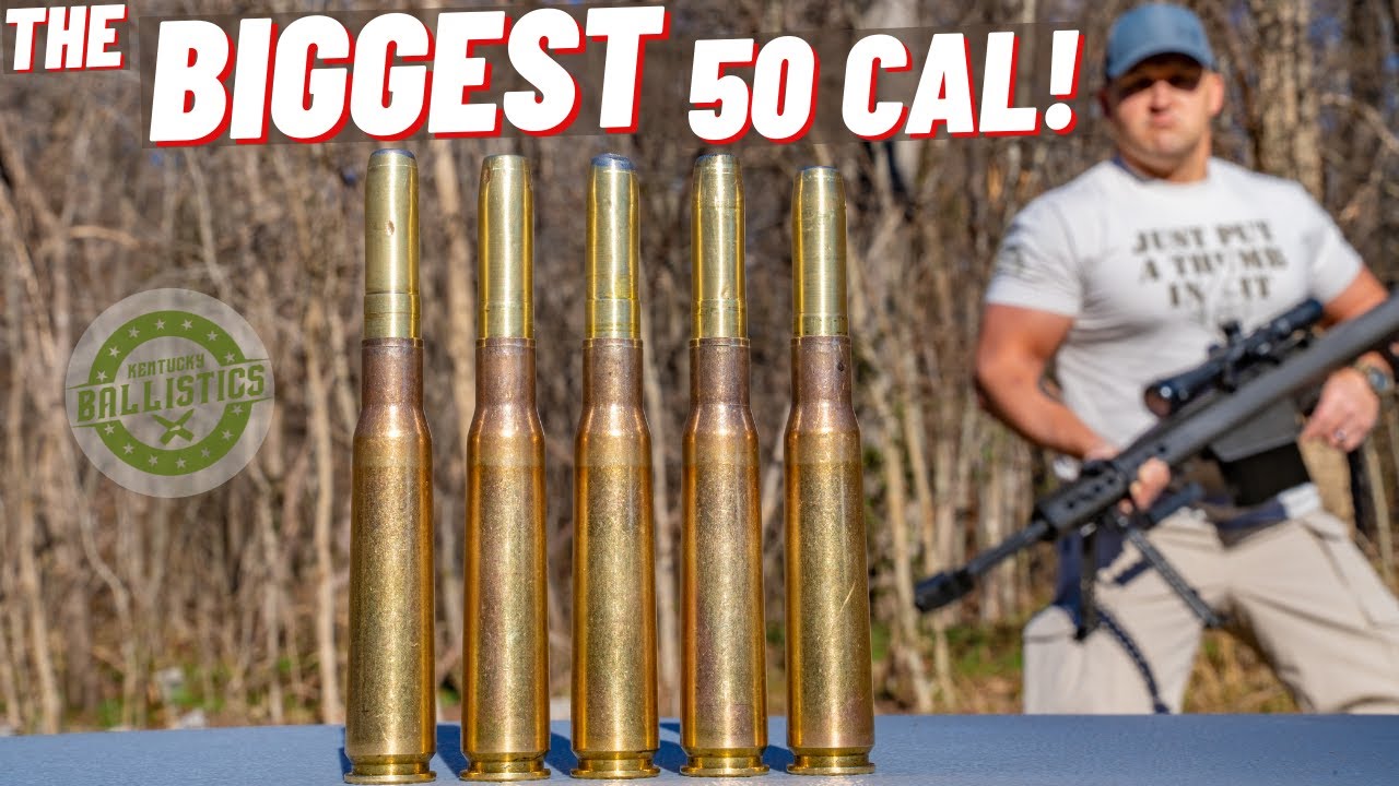 The BIGGEST 50 Cal Bullets EVER !!!