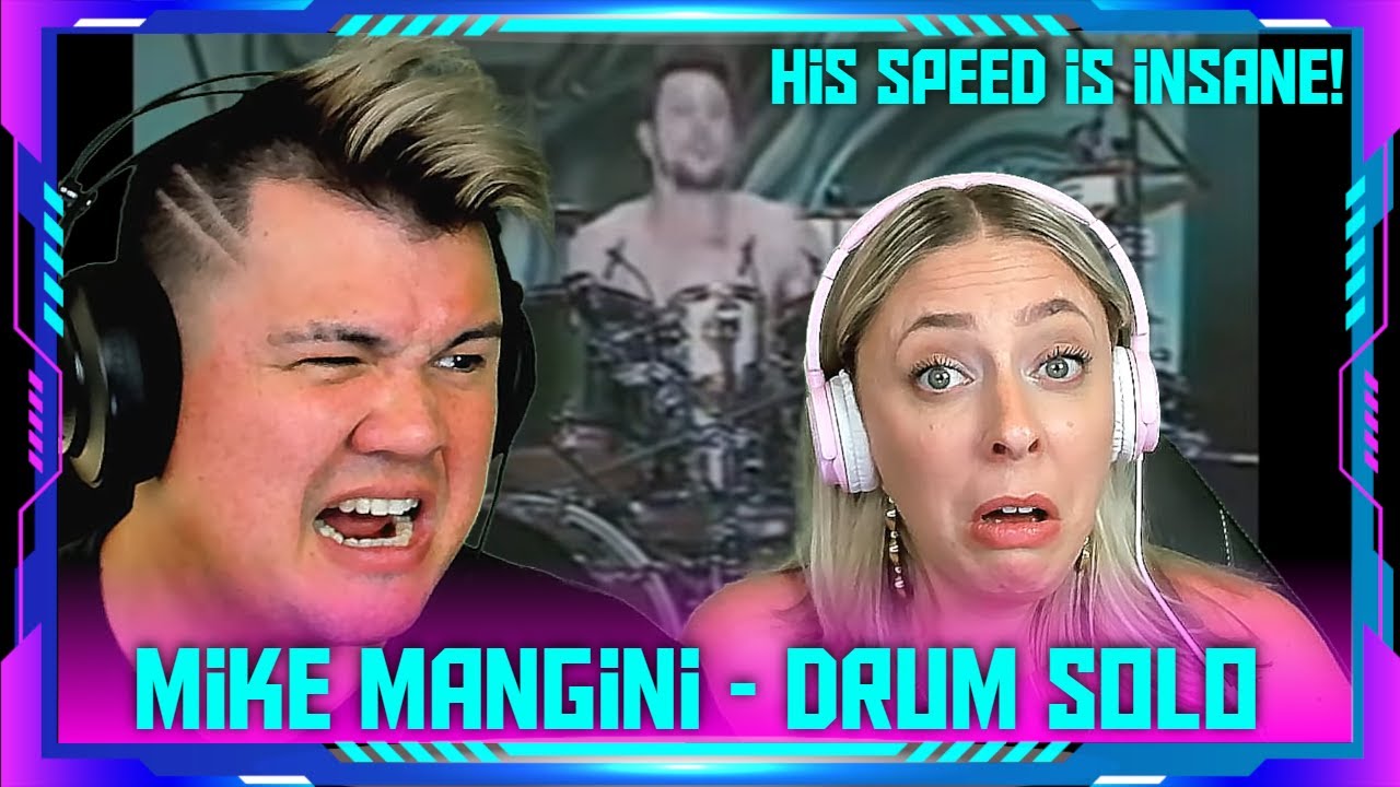 Millennials first-time hearing Mike Mangini - Drum Solo | THE WOLF HUNTERZ Jon and Dolly