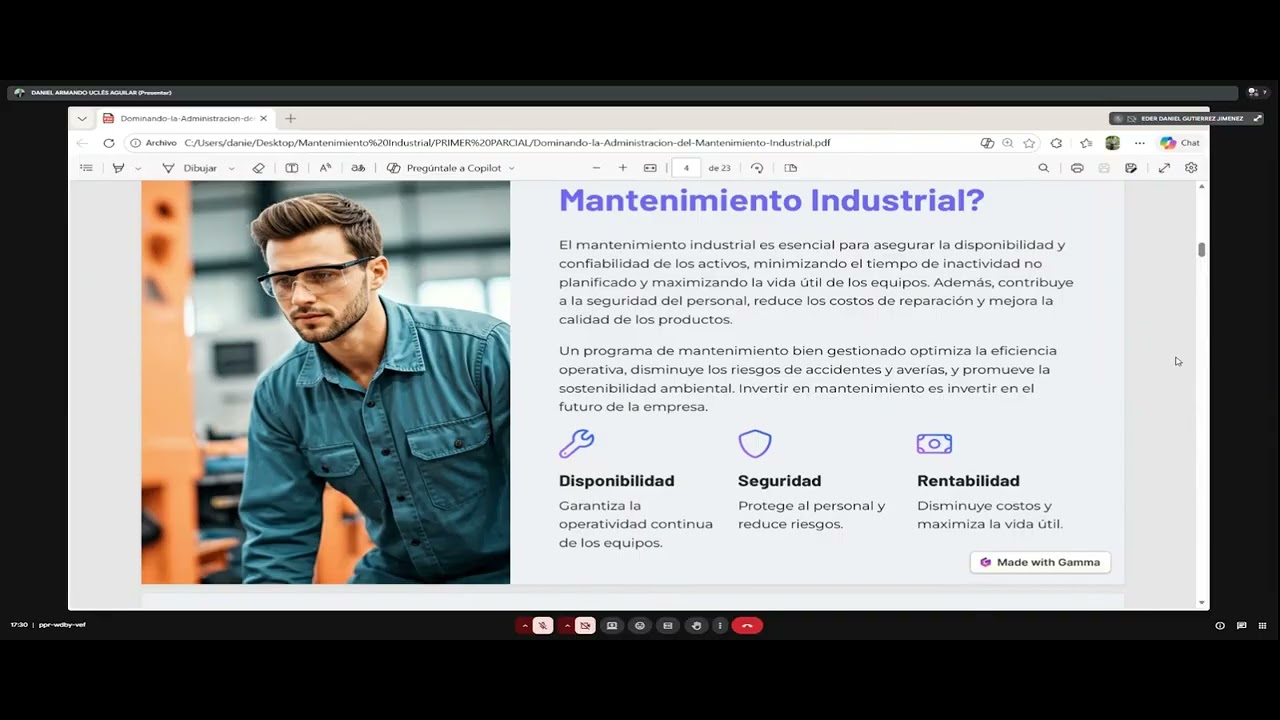 IIN4107 - MANTENIMIENTO INDUSTRIAL - S4  - 12-02-26
