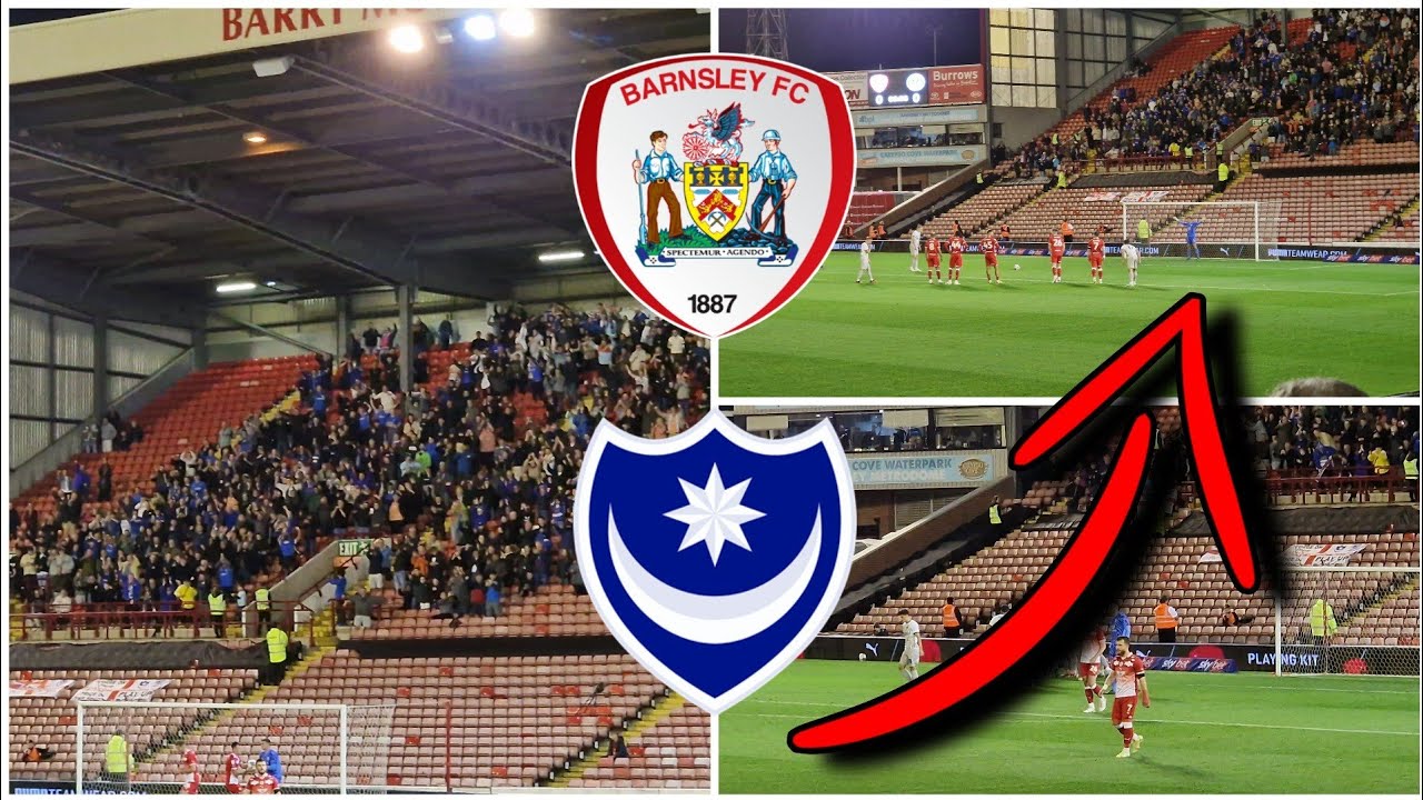 5 GOAL THRILLER + AWAY END LIMBS!/ Barnsley Vs Portsmouth Vlog!