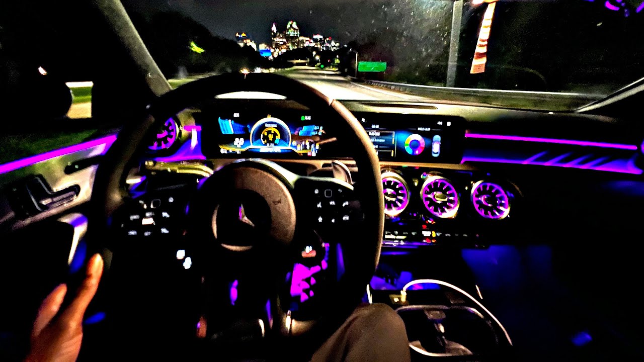LATE NIGHT AMG CLA 35 POV (CITY)