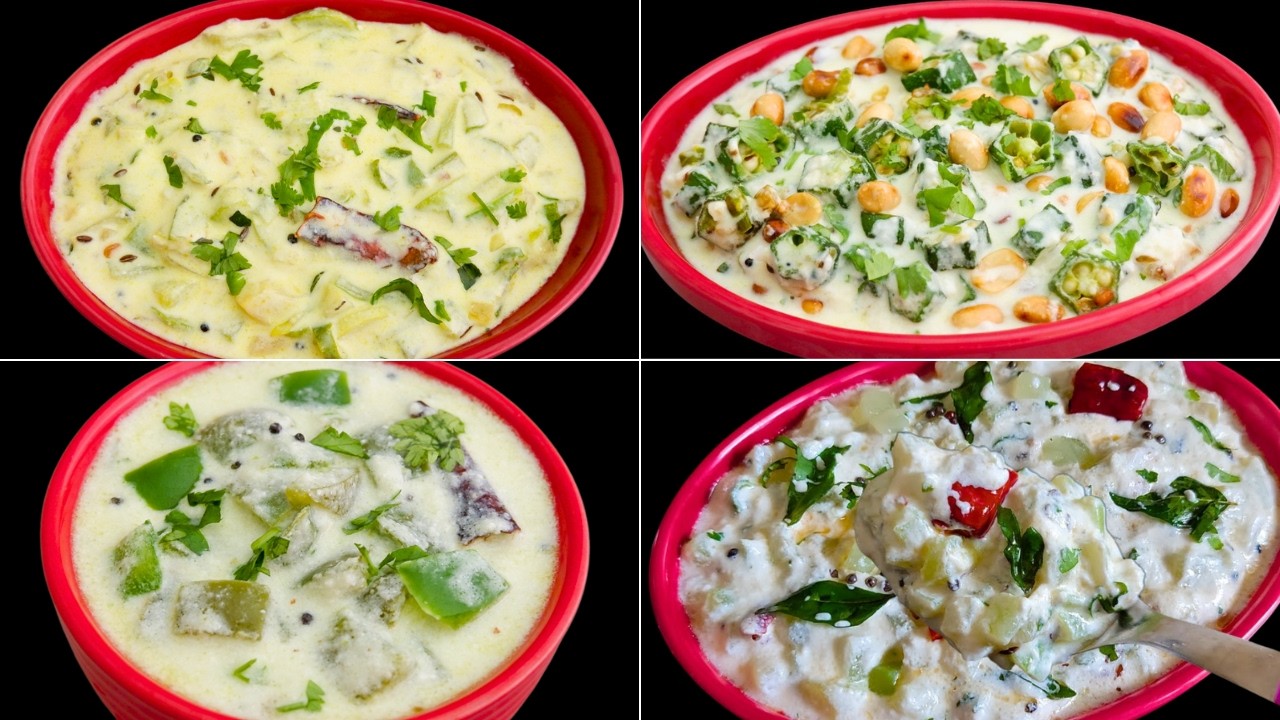 வித விதமான தயிர் பச்சடி நீங்களும் செஞ்சு பாருங்க | Thayir Pachadi Recipes in Tamil | Sidedish