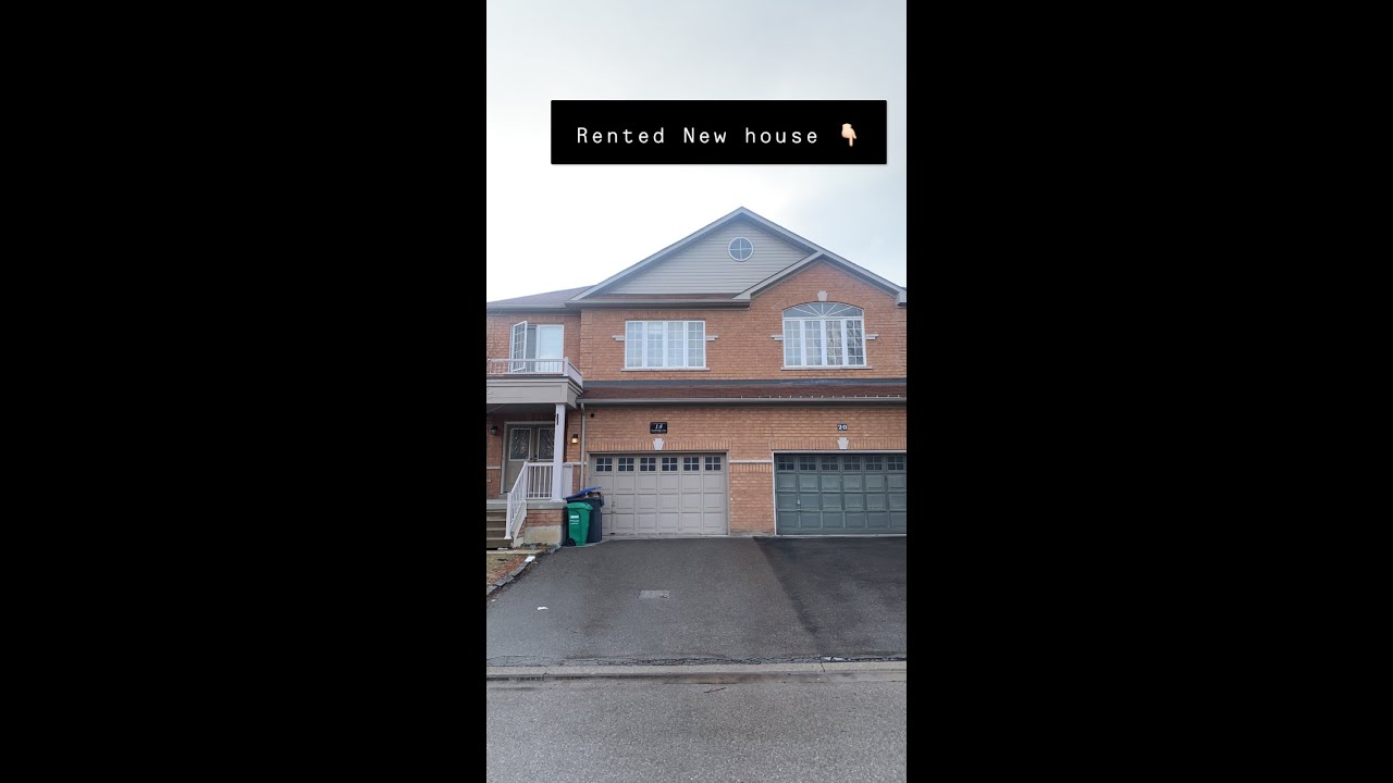 RENTED NEW HOUSE IN BRAMPTON| INDIANS IN CANADA |