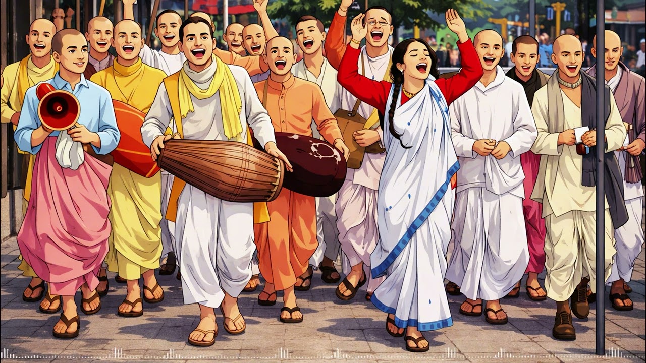 Hare Krishna Hare Rama Mantra | Best ISKCON Kirtan for Meditation & Peace