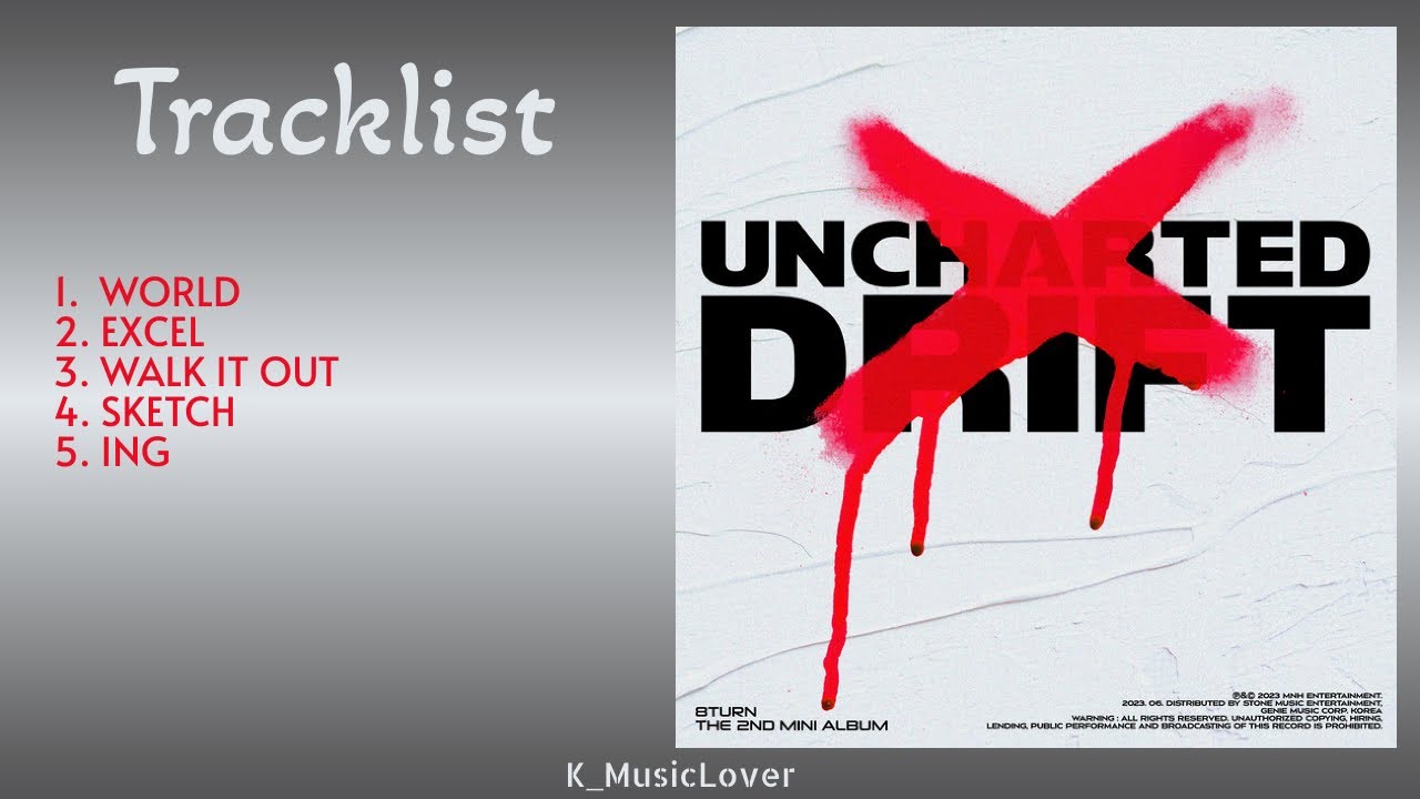 8TURN (에잇턴) The 2nd Mini Album [UNCHARTED DRIFT]