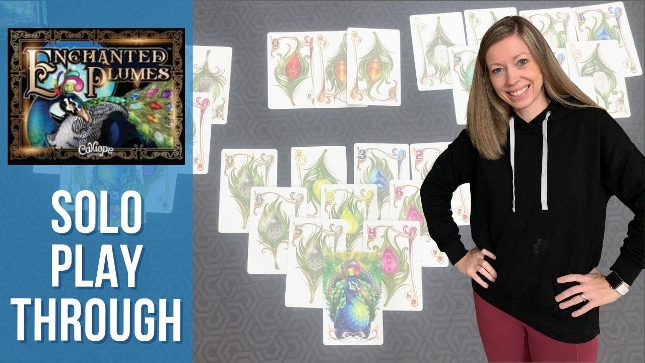 Enchanted Plumes Play Through | Card Game | Board Game