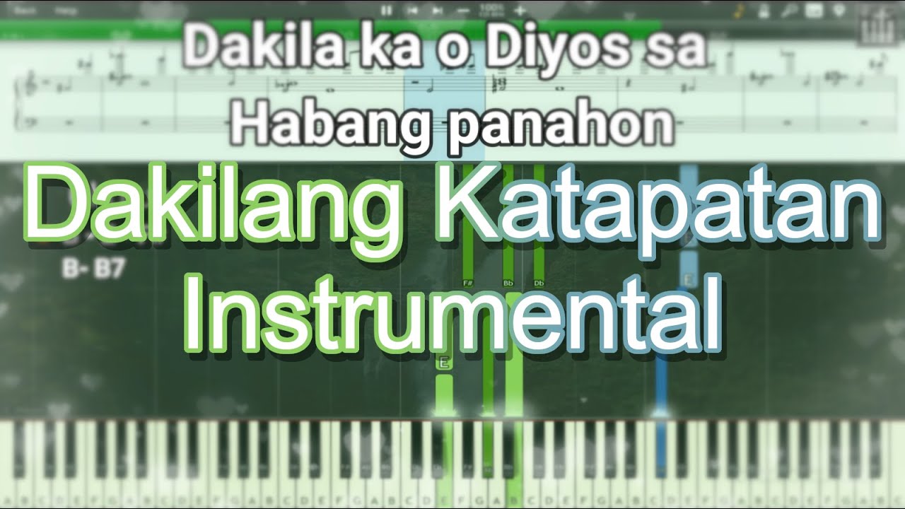Dakilang Katapatan Instrumental (Acoustic Cover)