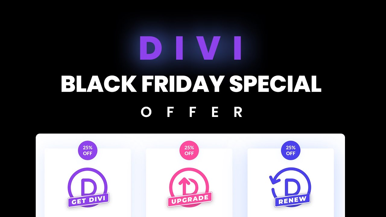 Divi Black Friday OFFER 😳