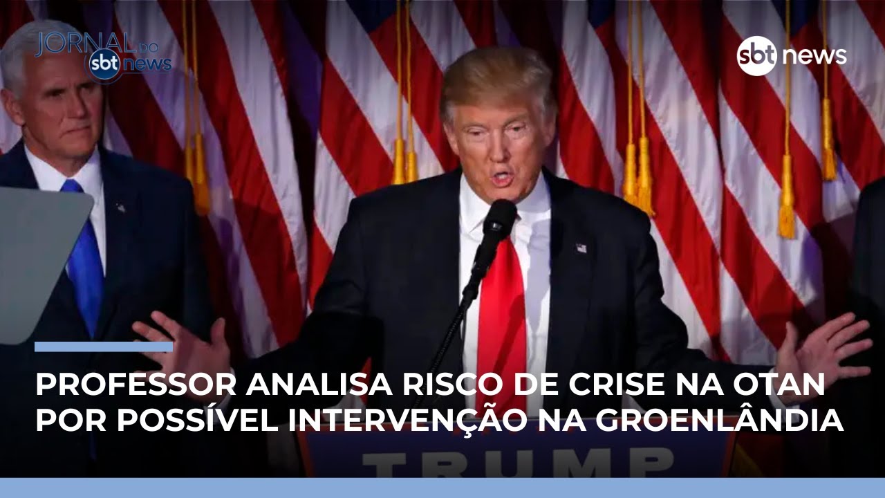 Professor de Harvard analisa risco de crise na Otan por causa da Groenlândia | #JornaldoSBTNews