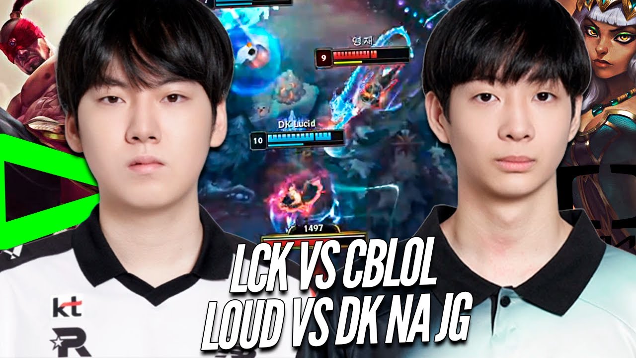 LOUD YOUNGJAE vs DK LUCID - LCK vs CBLOL no CHALLENGER KR