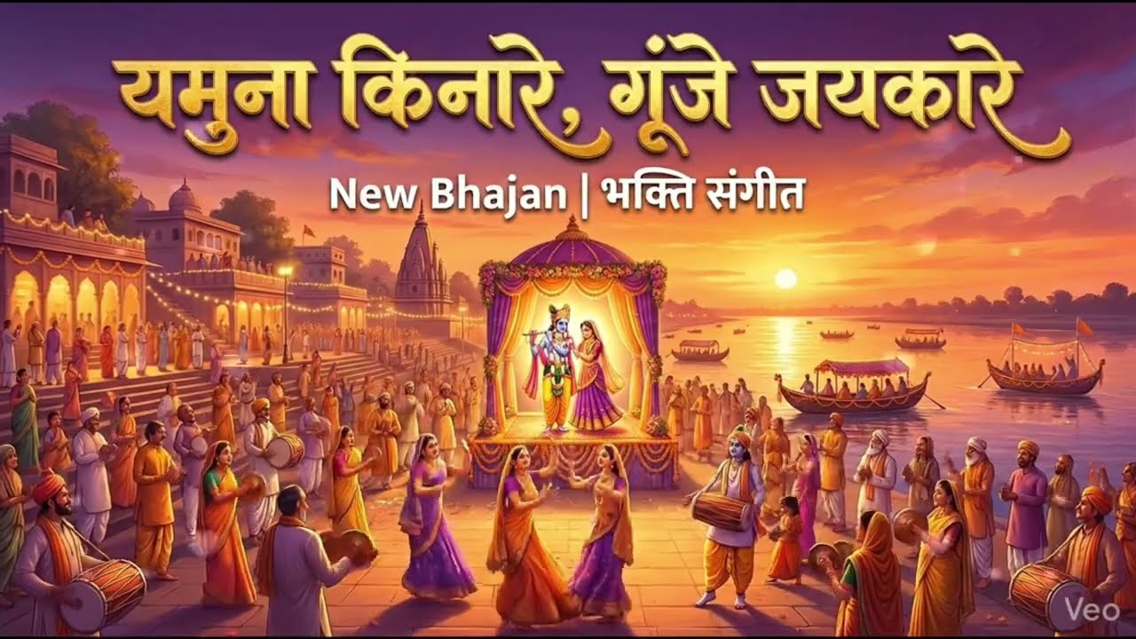 🔴 New Radha Krishna Bhajan 2026 | Yamuna Kinare Gunje Jaykare | Suno AI Devotional Song 🎶