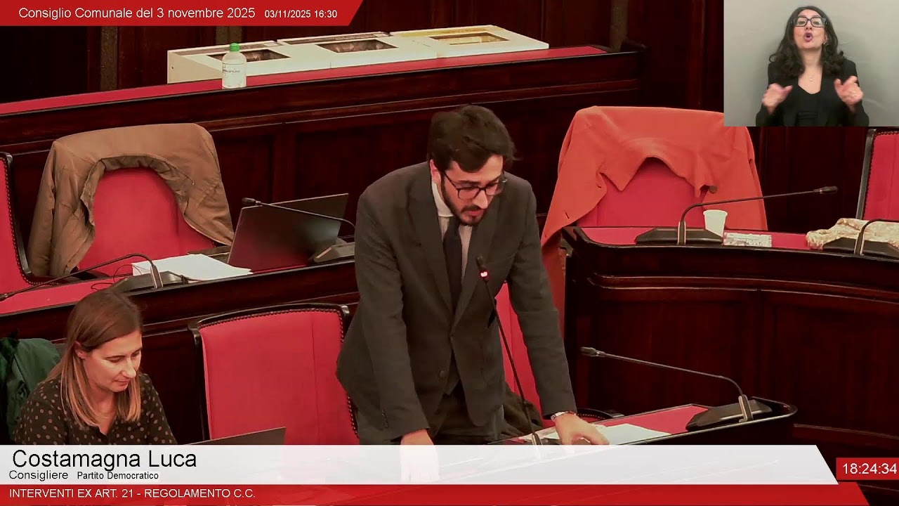 Consiglio Comunale in diretta -  3/11/2025