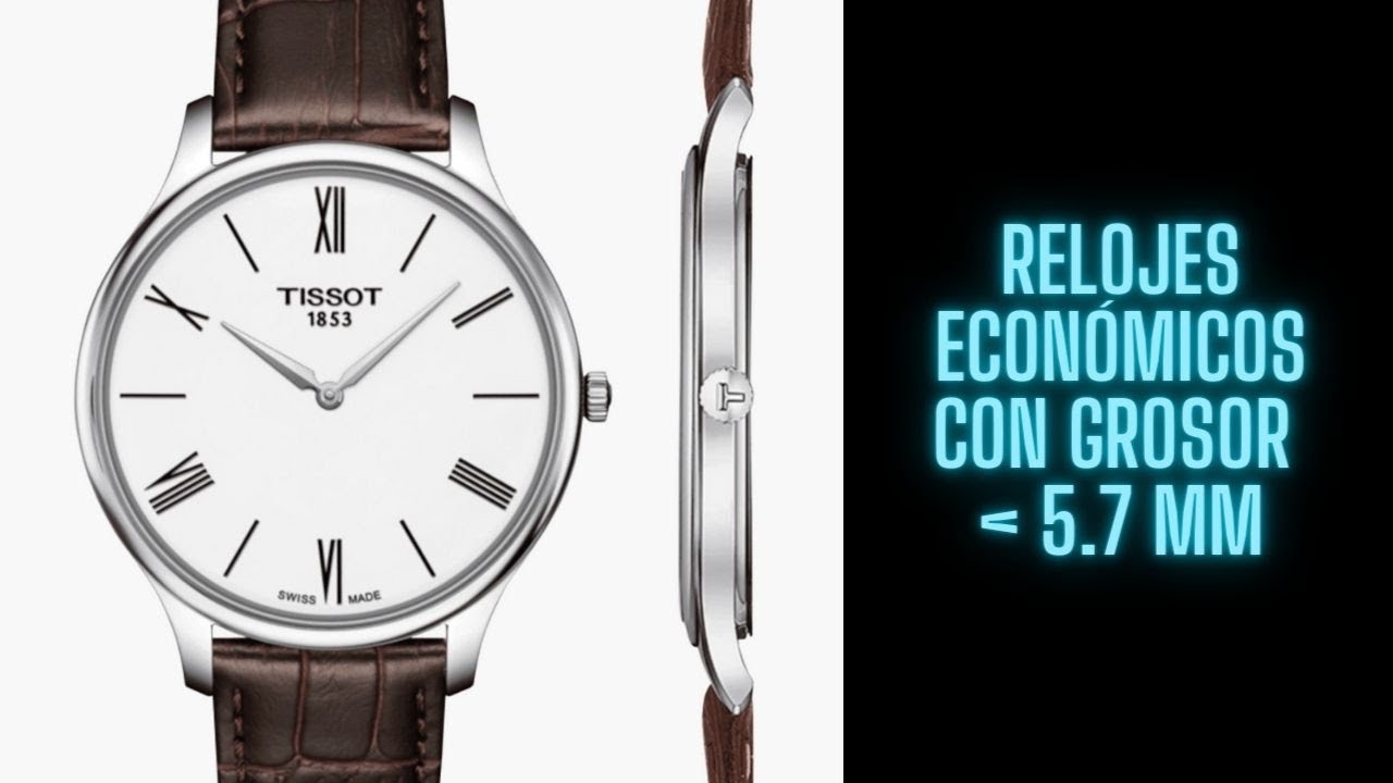 Mi TOP 5 de relojes ULTRADELGADOS econ&oacute;micos (de cuarzo)