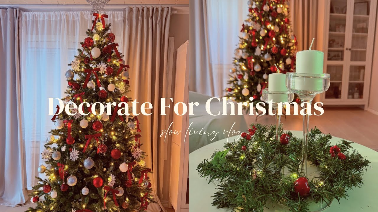 Beginning Of Winter | Decorate For Christmas With Me | Slow Living In Finland, Silent Vlog