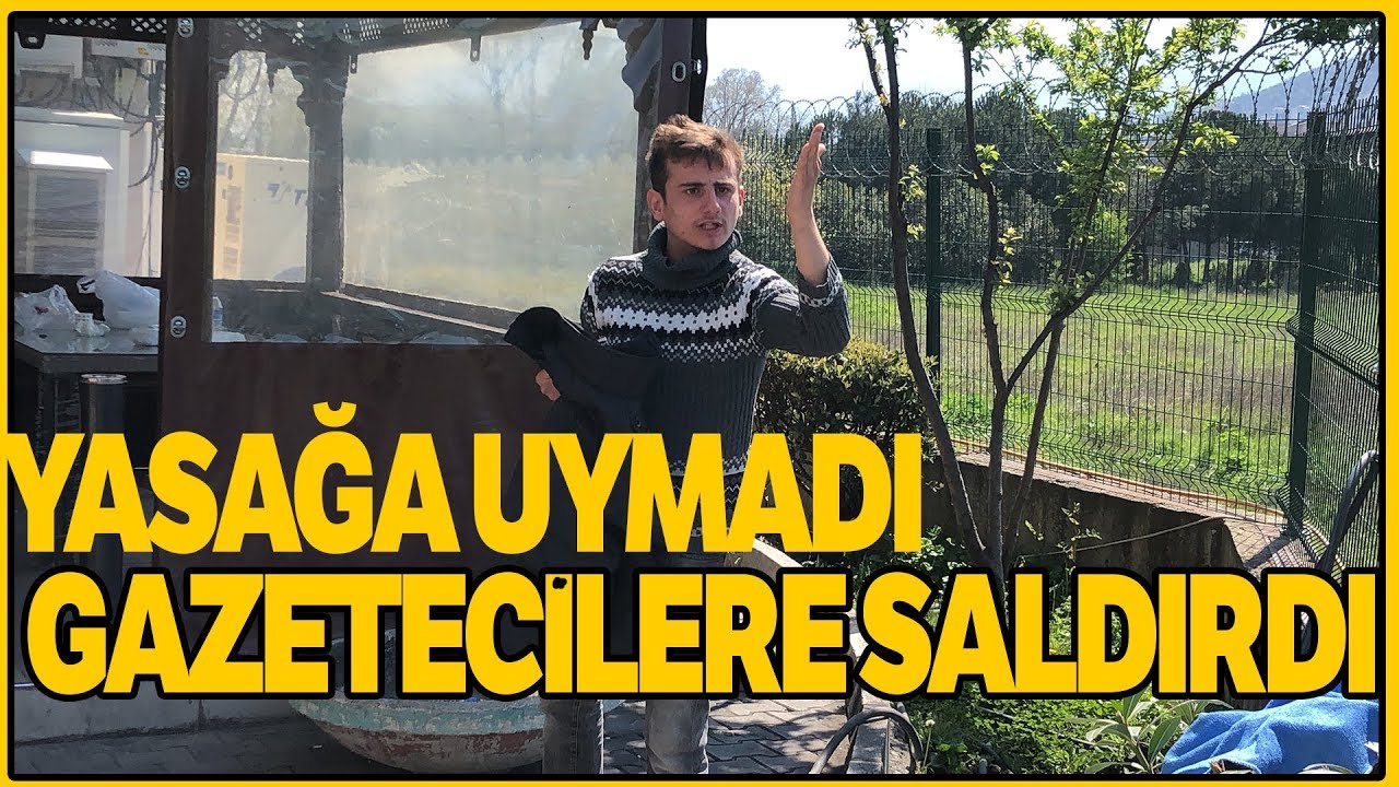 Sokağa Çıkma Yasağını Deldi, Ceza Kesilince Gazetecilere Saldırdı