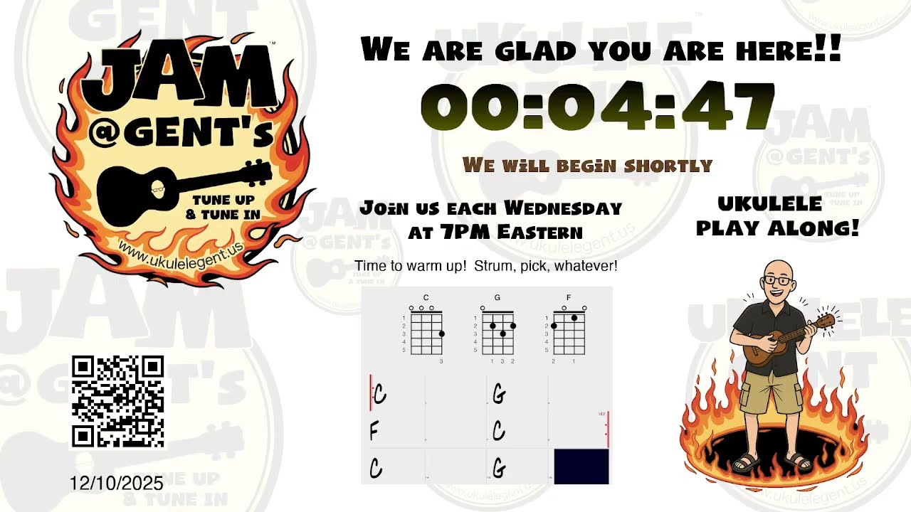 Ukulele Gent Online Play Along 12/10/2025