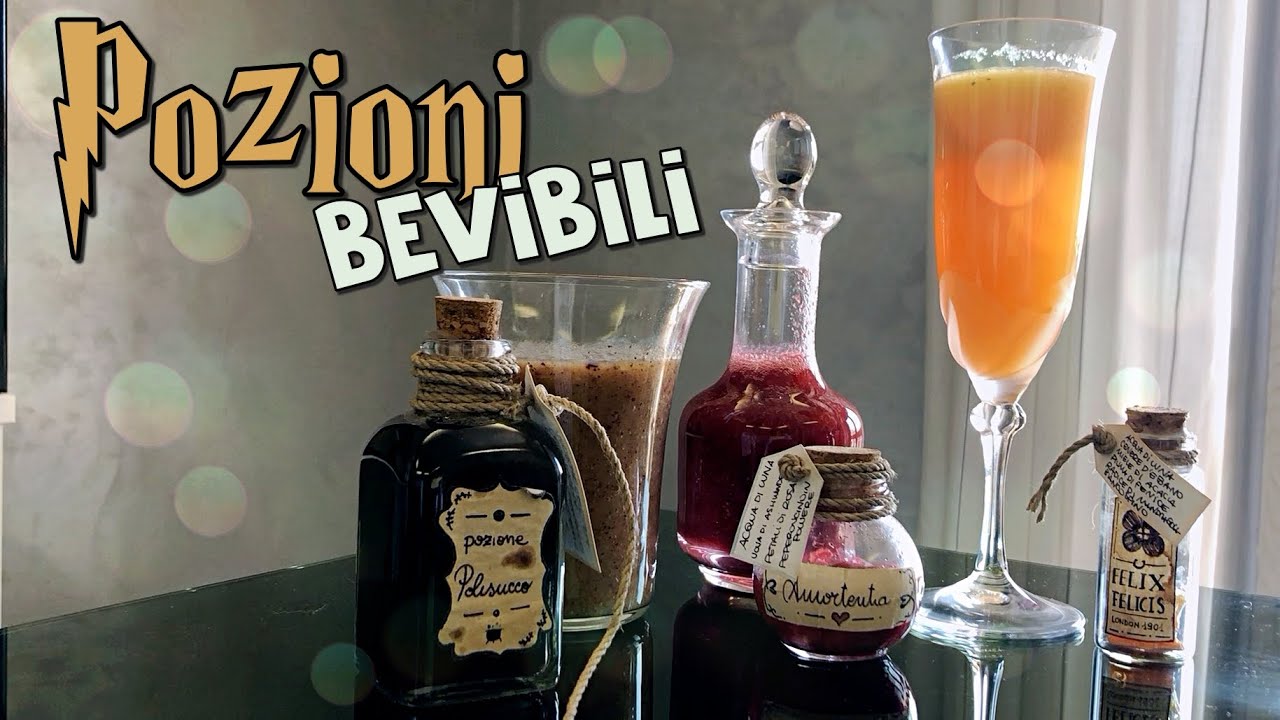 POZIONI DI HARRY POTTER (CHE SI POSSONO BERE)!⚡️🍷