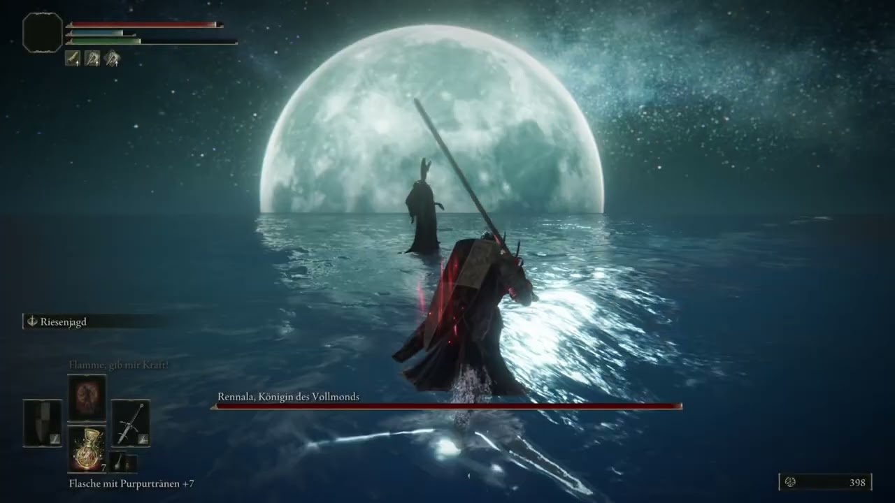 Rennala Queen of the Full Moon mets the Zweihander