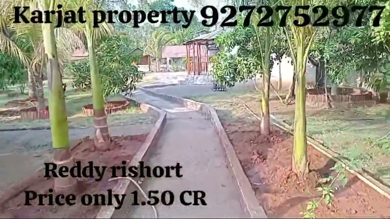 (25) Guntha Ready Resort For Sale. 5 Km From Karjat Station. Price (1.50 Cr. Call On 📞9272752977😇