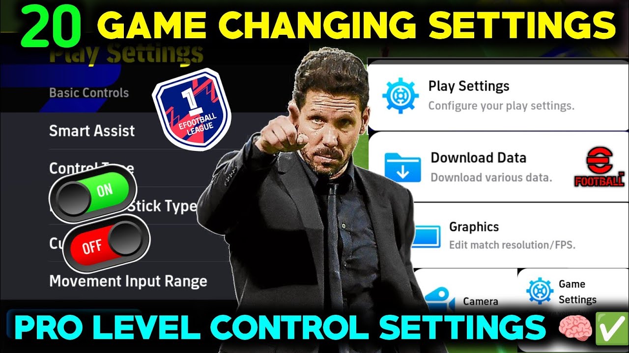 ഇത് നിങ്ങളുടെ കളിയെ മാറ്റും 💯📈|20 Best control settings|Best settings in Efootball camera&graphics