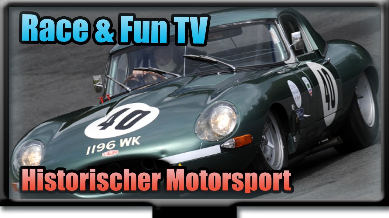 Jaguar E Type auf dem Nürburgring GP Kurs - Toller Sound - Guter Fahrer - Drifts und mehr
