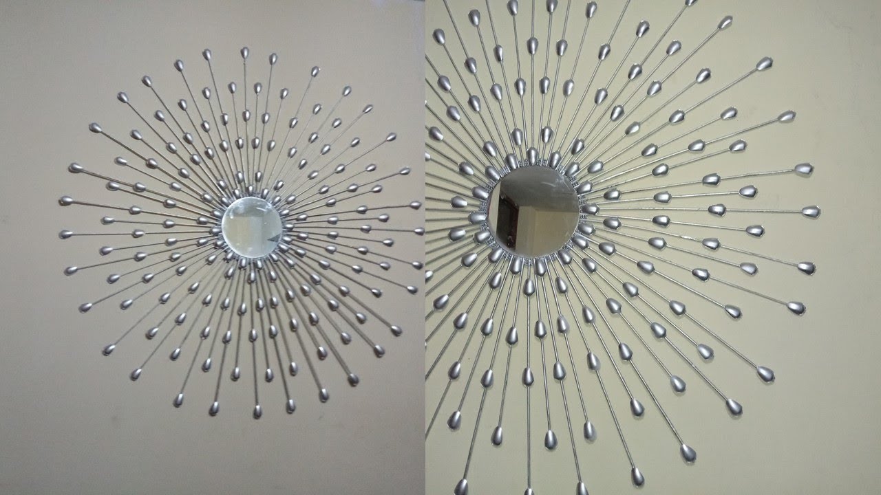 espejo decorativo, de material reciclado. decorative mirror