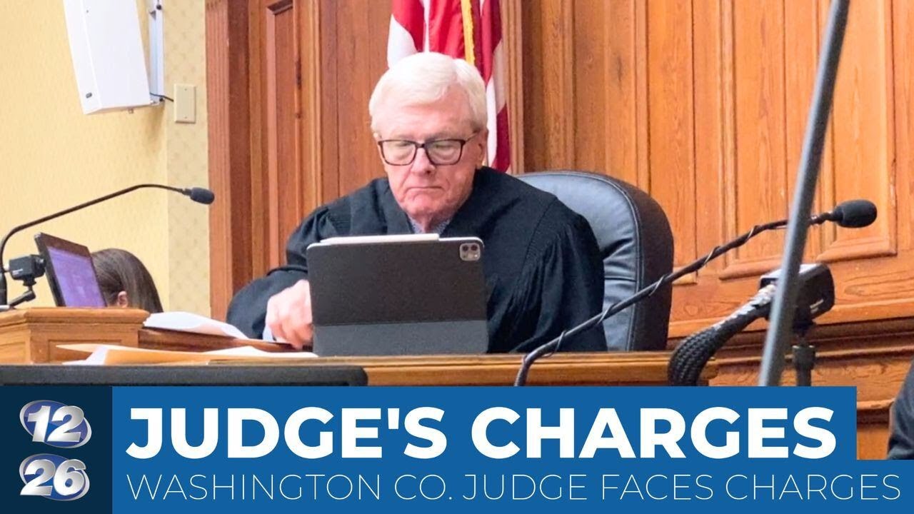 Washington County judge faces 58 counts of misconduct
