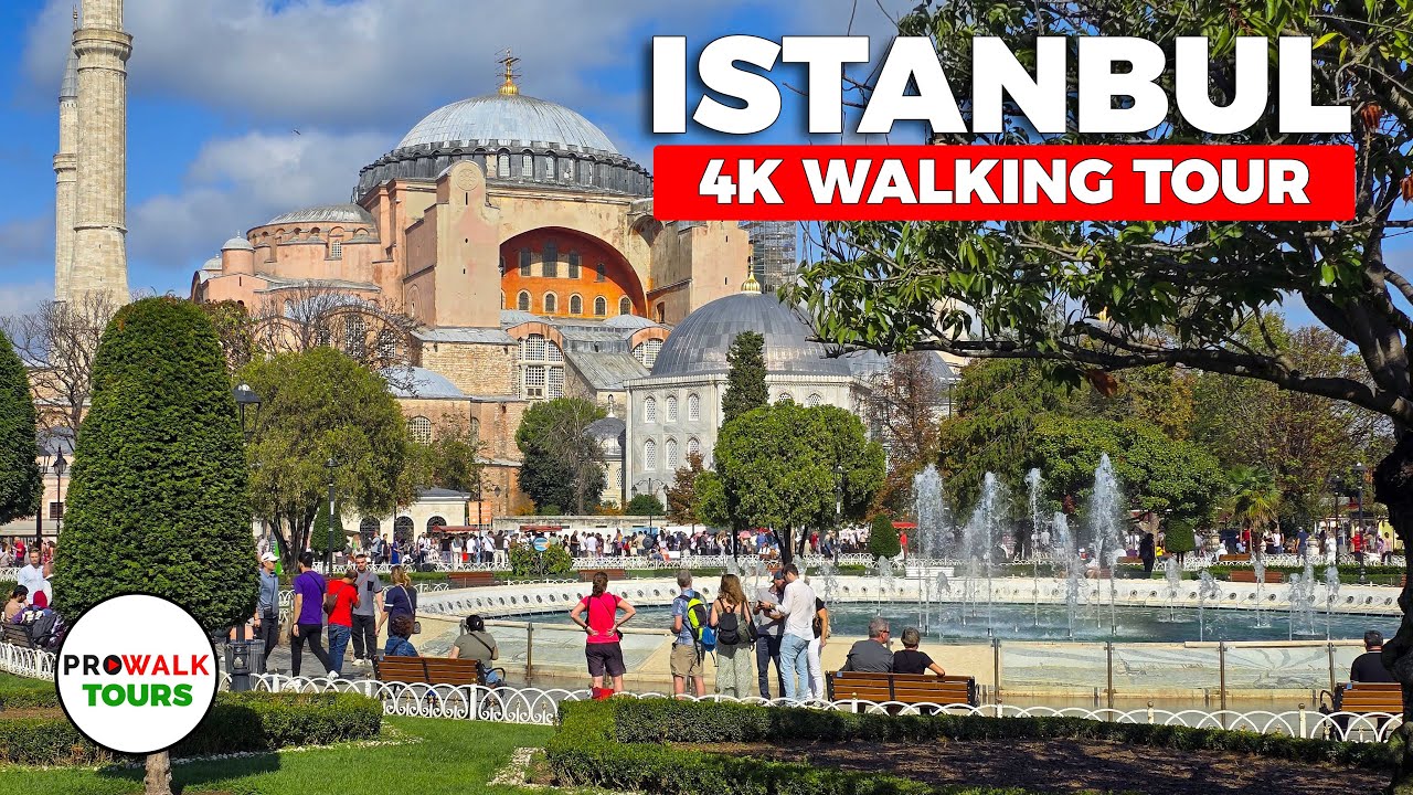 🇹🇷 Istanbul, Türkiye - Walking Tour Through World's Most Popular City - 4K60fps