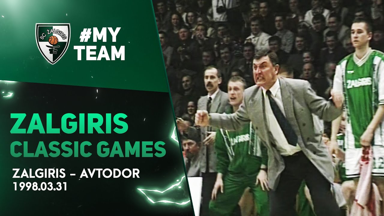 #ZalgirisClassics. Zalgiris v. Avtodor | 1998-03-31