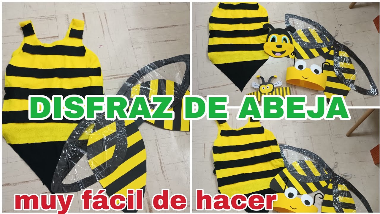 🐝DIZFRAS de abeja y ALAS DE ABEJA MUY FÁCIL DE HACER PARA PRIMAVERA