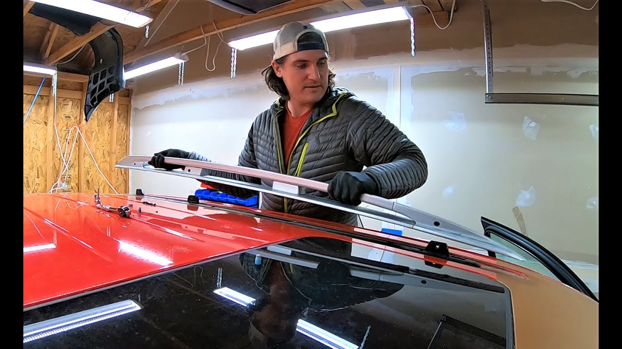 Porsche Cayenne Roof Rack Removal and Painting
