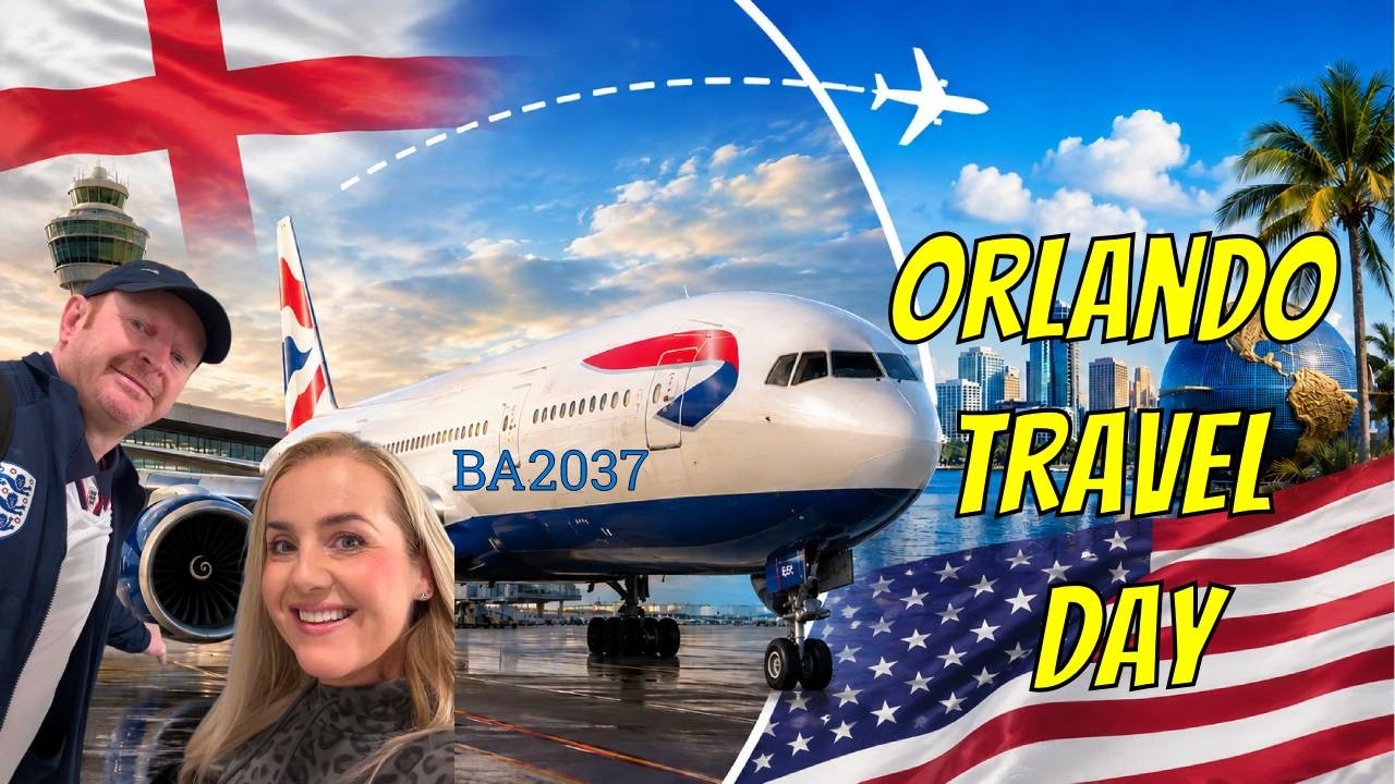 День путешествия в Орландо 🇺🇸 Из Гатвика в Орландо рейсом British Airways BA2037 | Начало США 2026